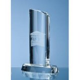 20cm Optical Crystal Oval Column Award - SY3060