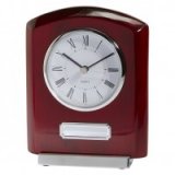 Idaho Crystal & Rosewood Clock Award 152mm - CL18007A