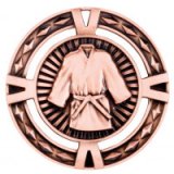 Bronze V-Tech Martial Arts Premium Zinc Alloy Medal 6CM 60MM - MM1029B