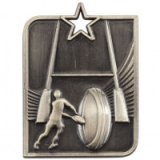 Centurion Star Rugby Zinc Alloy, 3D Die-Cast Gold Medals 53x40MM - MM15008G