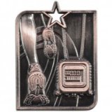 Centurion Star Running  Zinc Alloy, 3D Die-Cast Bronze Medals 53x40MM - MM15010B