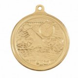 Gold Swimming Endurance Stamped Iron Medal 5CM 50MM - MM16050G