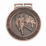 Olympia Running 3D Die-Cast Antique Bronze Medals 6CM 60MM - MM16053B