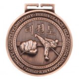 Olympia Taekwondo 3D Die-Cast Antique Bronze Medals 7CM 70MM - MM17015B