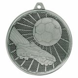 Formation Football Silver Medal and Box 5CM (50MM)