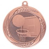 Typhoon Basketball Stamped Iron Medal Bronze 5.5CM 55MM - MM20440B