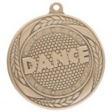 Typhoon Dance Stamped Iron Medal Gold 5.5CM 55MM - MM20454G