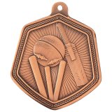 Bronze Falcon Cricket Medal 6.5CM 65MM -MM22089B