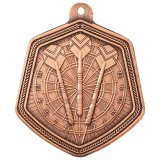 Bronze Falcon Darts Medal 6.5CM 65MM - MM22090B