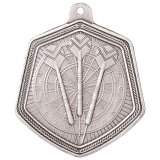 Silver Falcon Darts Medal 6.5CM 65MM - MM22090S
