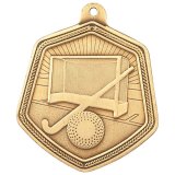 Gold Falcon Hockey Medal 6.5CM 65MM -MM22093G