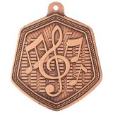 Bronze Falcon Music Medal 6.5CM 65MM -MM22096B