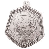 Silver Falcon Netball Medal 6.5CM 65MM -MM22097S