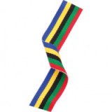 Olympic Colours Medal Ribbon 395x22mm - MR2128