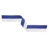 Blue & White Medal Ribbon 395x22mm - MR4