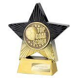 Superstar Top Scorer Award Black & Gold 140mm - PA25060B