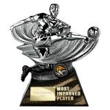 Power Strike Football Most Improved Gunmetal & Black 180mm - PA26192A