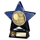 Superstar Top Scorer Award Blue & Black 140mm - PM25060B