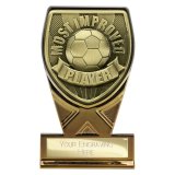 Fusion Cobra Most Improved Player Plaque Award Black & Gold 110mm - PM25107A