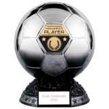 Elite Football Ice platinum to Carbon Black - Manager's Player - 185MM - PV23119C