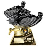 Power Strike Football Players Player Carbon Black & Gold 200mm - PX26191B