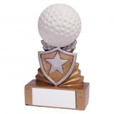 Mini Shield Golf Trophy 9.5CM 95MM - RF19095A