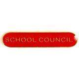 BarBadge School Council Red 40mm
