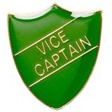 ShieldBadge Vice Captain Green  25mm