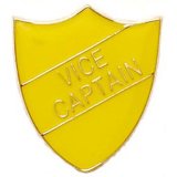 ShieldBadge Vice Captain Yellow  25mm