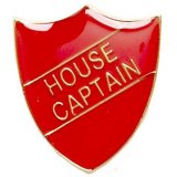 ShieldBadge House Captain Red  25mm