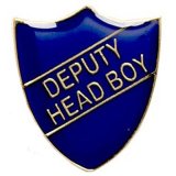 ShieldBadge Deputy Head Boy Blue 25mm