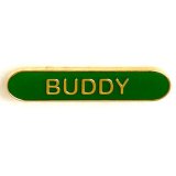 BarBadge Buddy Green 40mm