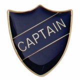 ShieldBadge Captain Blue 25mm