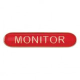 BarBadge Monitor Red 40mm
