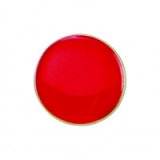 Scholar Pin Badge Round Red 40mm