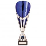 Rising Stars Deluxe  Silver & Blue Trophy Cup 31.5CM 315MM-TR20532C