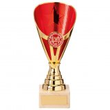 Rising Stars Premium Gold & Red Trophy Cup 18.5CM 185MM-TR20543B