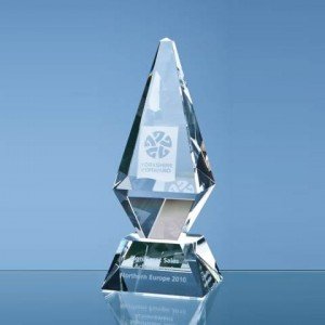 28cm Optical Crystal Glacier Award - SY3001