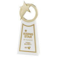 Rising Star White Crystal Corporate Award 26CM 260MM - CR18012G