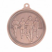 Bronze Running Endurance Stamped Iron Medal 5CM 50MM - MM16051B