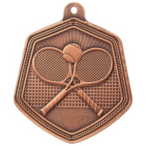 Bronze Falcon Tennis Medal 6.5CM 65MM -MM22102B