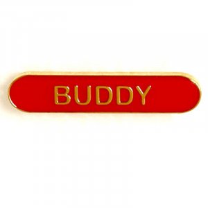 BarBadge Buddy Red 40mm