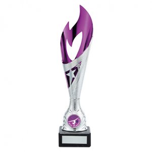 Inferno Star Silver & Purple Trophy Cup 28.5CM 285MM-TR19588C