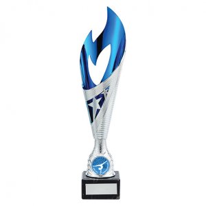 Inferno Star Silver & Blue Trophy Cup 28.5CM 285MM-TR19589BC
