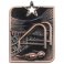 Centurion Star Swimming Zinc Alloy, 3D Die-Cast Bronze Medals 53x40MM - MM15011B