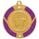 Glitter Star Purple & Gold Dance Medal 5CM 50MM - MM17146G
