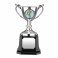 PSS6 Economical Silver Finish Trophy Cups On Heavyweight Bases 8.5" PSS6D