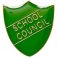 ShieldBadge School Council Green 25mm