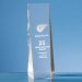 19.5cm Optical Crystal Wedge Rectangle Award - SY4041