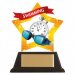 Mini-Star Acrylic Swimming Award 10CM (100MM) - AC19693A
